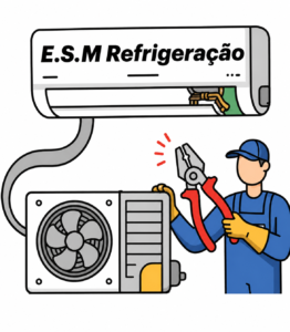 Logo E.S.M REFRIGERAÇÃO