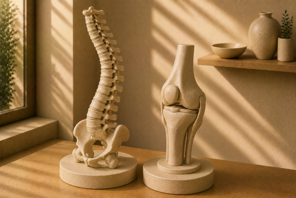Ilustração sobre Fisioterapia