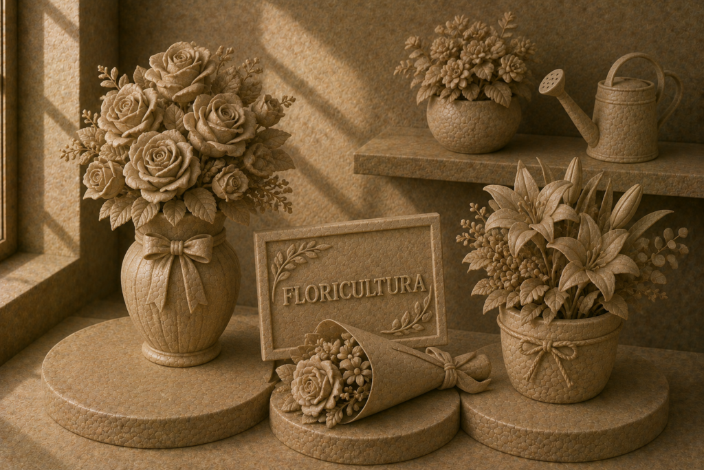 Ilustração sobre Floricultura