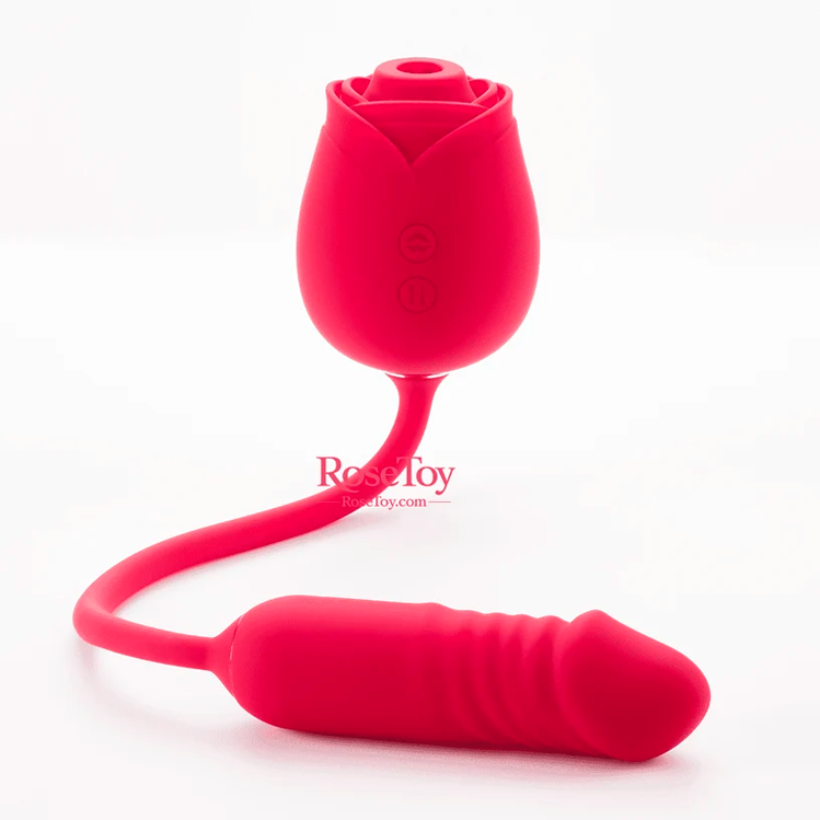 Rose Pro – Vibrador com sucção e estimulação do ponto G