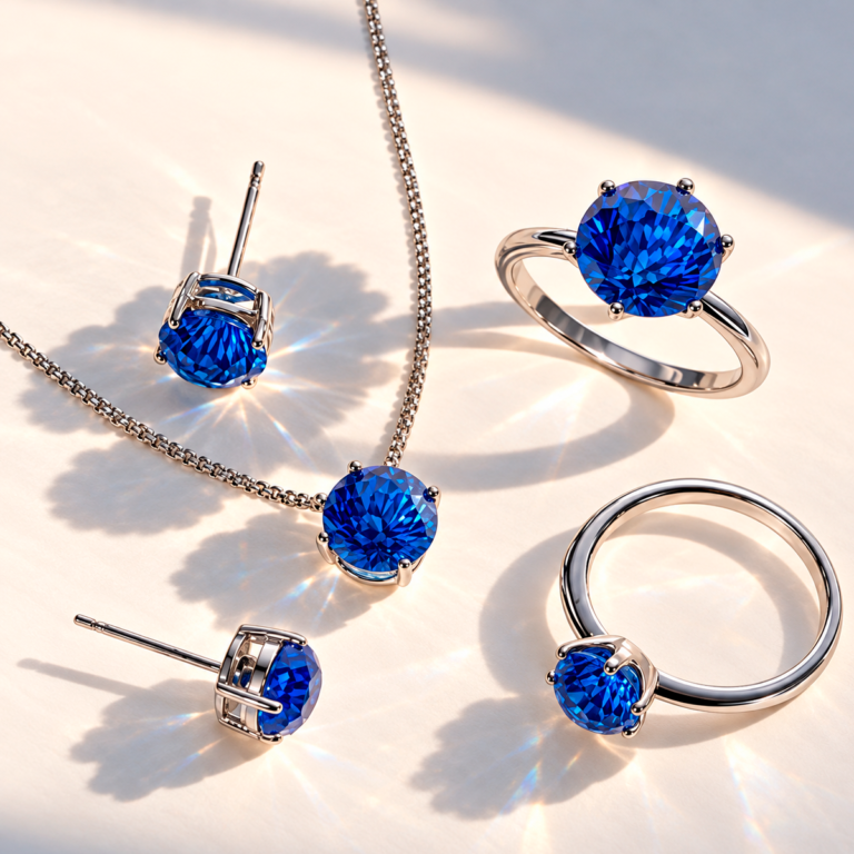 Conjunto Fireworks Safira Azul