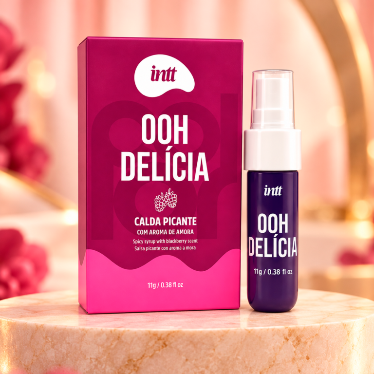 Ooh Delícia Calda Picante Beijável Sabor Amora