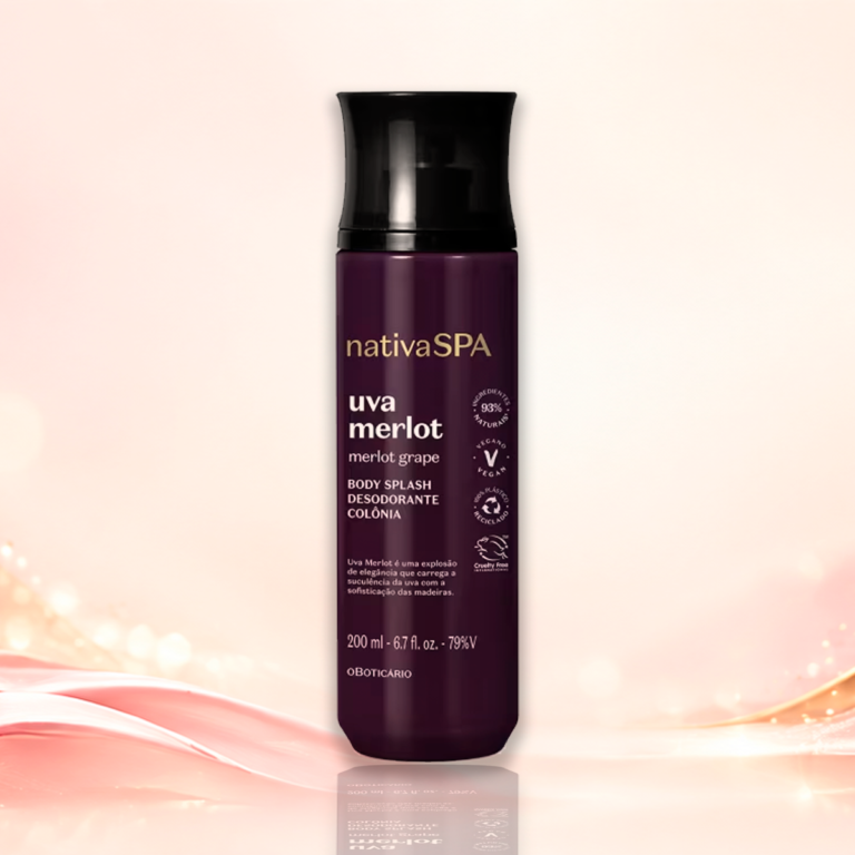 Body Splash Desodorante Colônia Nativa Spa Uva Merlot 200ml