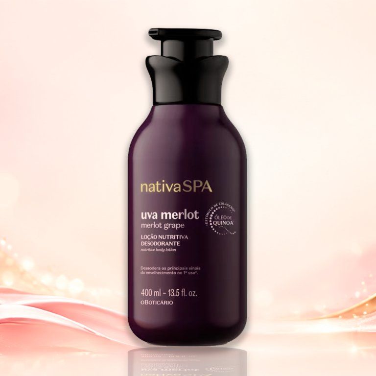 Loção Nutritiva Desodorante Nativa Spa Uva Merlot 400ml